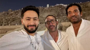 بعد تأدية مناسك الحج معًا.. حمادة هلال يرسل تحية إلى أحمد السقا وعمرو سعد