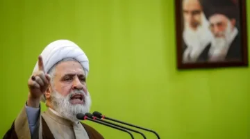 بعد تصريح حزب الله… نعيم قاسم يندد بالهجوم على إيران.