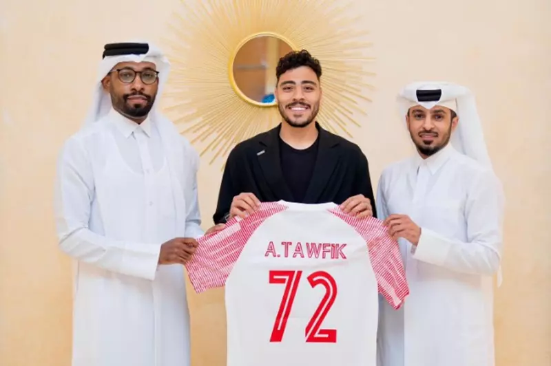 بقمص 72.. النادي الشمالي القطري يعلن عن انتقال أكرم توفيق بقمص 72.. النادي الشمالي القطري يعلن عن انتقال أكرم توفيق