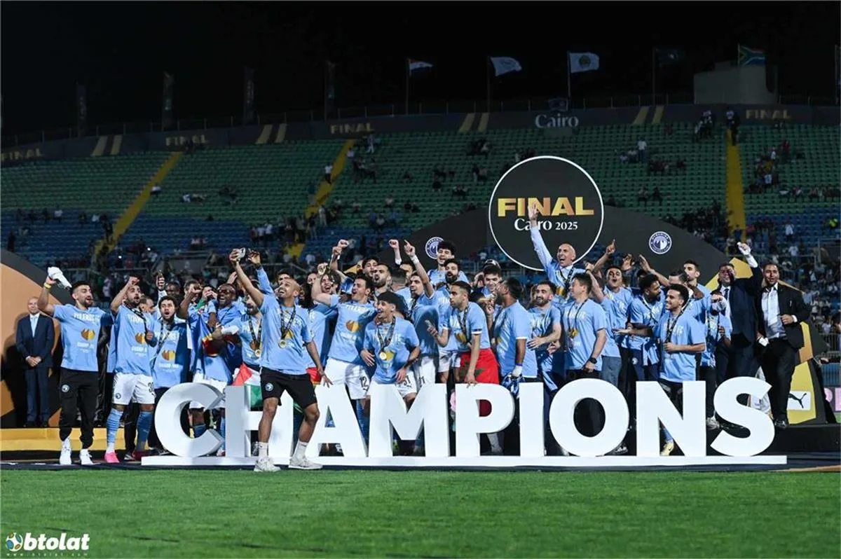 بيراميدز يعبر عن امتنانه لرابطة الأندية والاتحاد المصري لكرة القدم بعد الفوز بدوري أبطال إفريقيا. بيراميدز يعبر عن امتنانه لرابطة الأندية والاتحاد المصري لكرة القدم بعد الفوز بدوري أبطال إفريقيا.