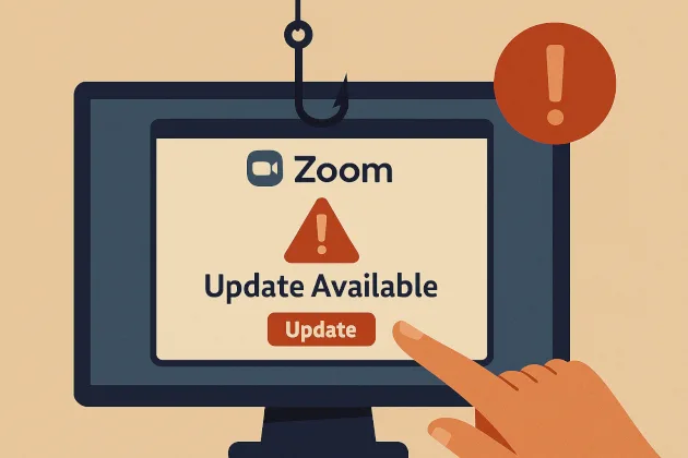 تحذير من حملة احتيالية تستغل تحديثات Zoom لاستهداف العاملين عن بُعد تحذير من حملة احتيالية تستغل تحديثات Zoom لاستهداف العاملين عن بُعد