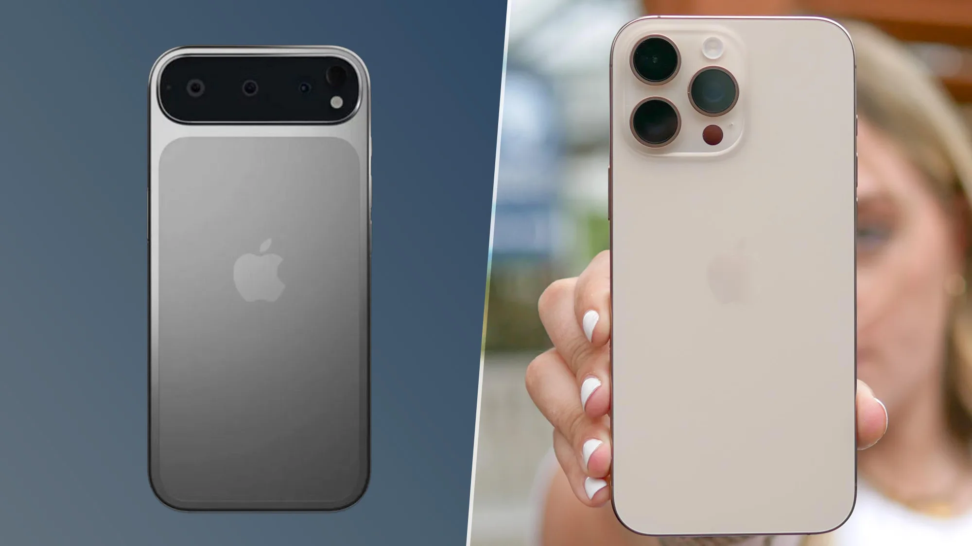 تسريبات حديثة تكشف عن تصميم iPhone 17 Pro Max مع كاميرا أوسع وهيكل أكثر سمكًا. تسريبات حديثة تكشف عن تصميم iPhone 17 Pro Max مع كاميرا أوسع وهيكل أكثر سمكًا.
