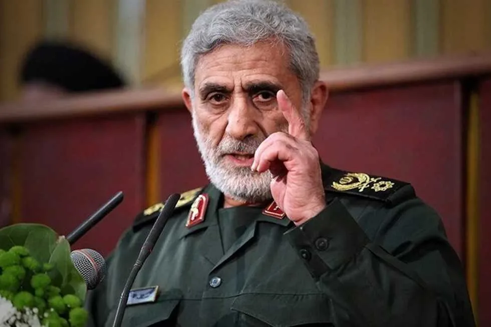 تقارير أمريكية: تصفية إسماعيل قاآني قائد فيلق القدس الإيراني جراء الهجوم الإسرائيلي تقارير أمريكية: تصفية إسماعيل قاآني قائد فيلق القدس الإيراني جراء الهجوم الإسرائيلي
