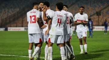 تمرين بدني للاعبي الزمالك البدلاء قبل مباراة بيراميدز