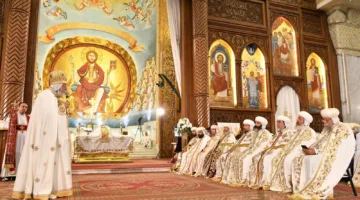تنصيب 8 أساقفة جدد خلال قداس عيد دخول السيد المسيح إلى مصر