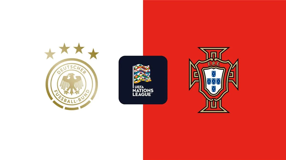 توقيت المباراة والقناة التي ستبث لقاء ألمانيا والبرتغال في نصف نهائي دوري الأمم الأوروبية اليوم.. مع تفاصيل المعلق توقيت المباراة والقناة التي ستبث لقاء ألمانيا والبرتغال في نصف نهائي دوري الأمم الأوروبية اليوم.. مع تفاصيل المعلق
