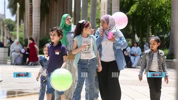 ثالث أيام العيد: حديقة الأزهر تستقبل أعدادًا كبيرة من الزوار منذ فتح أبوابها للجمهور ثالث أيام العيد: حديقة الأزهر تستقبل أعدادًا كبيرة من الزوار منذ فتح أبوابها للجمهور