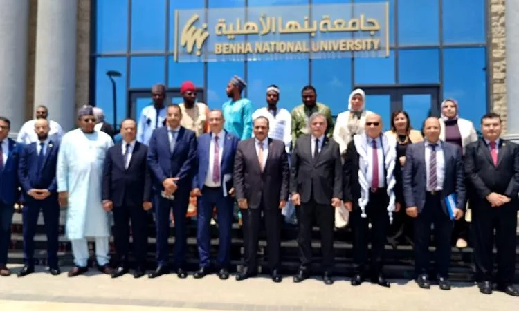 جامعة بنها الأهلية تستضيف اللقاء الأول للطلاب الوافدين تحت شعار “وصال” جامعة بنها الأهلية تستضيف اللقاء الأول للطلاب الوافدين تحت شعار “وصال”