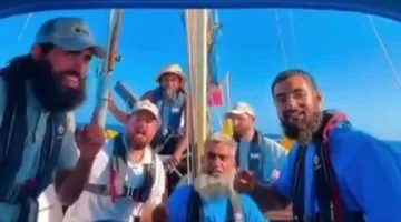 حجاج من بريطانيا يرحلون من لندن إلى مكة على متن سفينة شراعية لأداء فريضة الحج