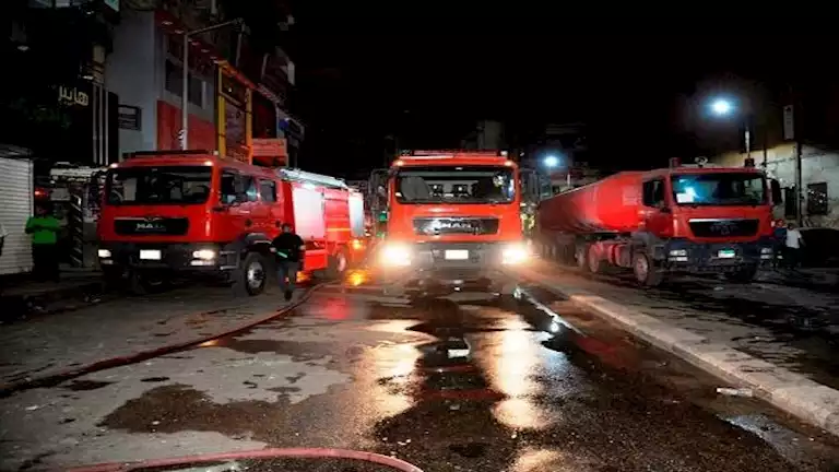 حريق داخل مجمع الدبلوماسيين في القاهرة الجديدة حريق داخل مجمع الدبلوماسيين في القاهرة الجديدة