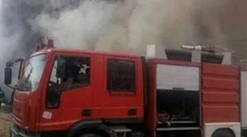 حريق في وحدة سكنية بمنطقة شبرا