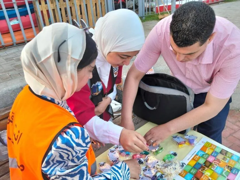 حملة توعية لمكافحة الإدمان في الحدائق المصرية حملة توعية لمكافحة الإدمان في الحدائق المصرية