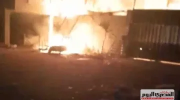 خسارة مليونين جنيه جراء حريق في مصنع سجّاد بقرية قلين بمحافظة كفر الشيخ