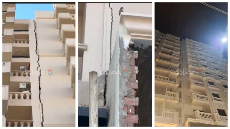 خطوات فورية بعد اكتشاف مبنى مائل في “حي غرب” أسيوط (صور) خطوات فورية بعد اكتشاف مبنى مائل في “حي غرب” أسيوط (صور)