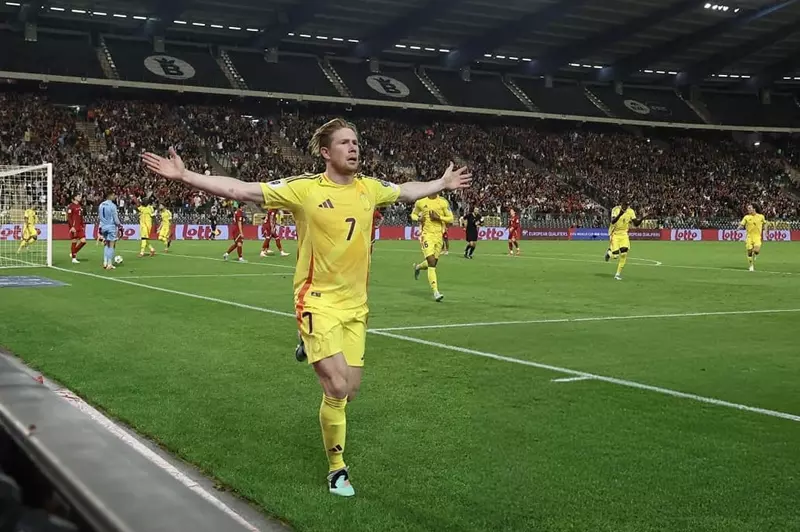دي بروين يسجل هدفًا رائعًا يضمن لبلجيكا الفوز على ويلز في تصفيات كأس العالم (فيديو) دي بروين يسجل هدفًا رائعًا يضمن لبلجيكا الفوز على ويلز في تصفيات كأس العالم (فيديو)