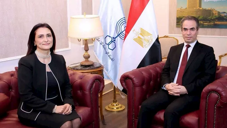 دينا نبيل عثمان تتولى رئاسة قناة النيل الدولية دينا نبيل عثمان تتولى رئاسة قناة النيل الدولية