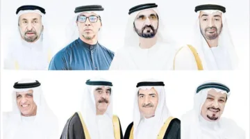 رئيس الدولة ونائباه يباركون سلطان والحكام بمناسبة عيد الأضحى