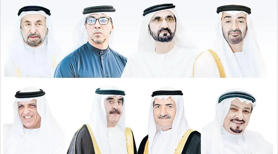 رئيس الدولة ونائباه يباركون سلطان والحكام بمناسبة عيد الأضحى رئيس الدولة ونائباه يباركون سلطان والحكام بمناسبة عيد الأضحى