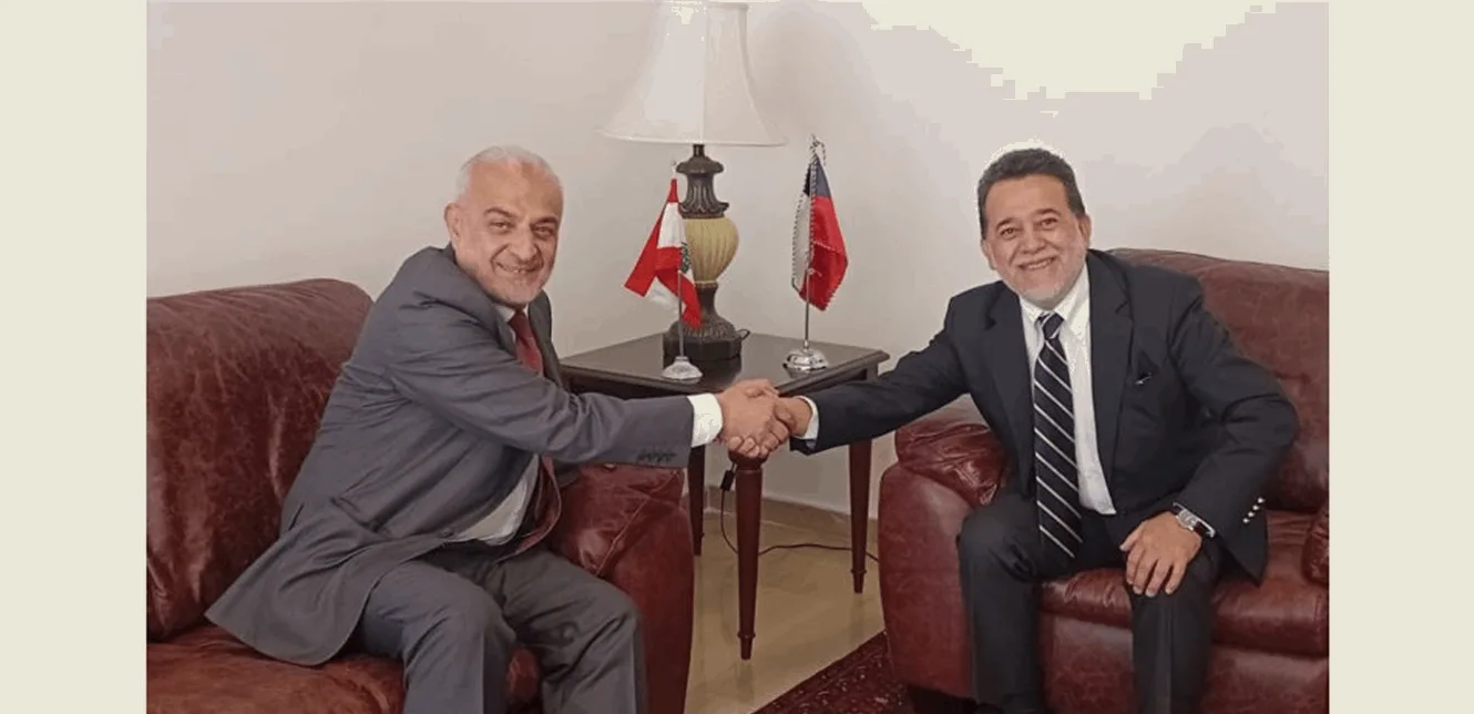 رئيس تجار الشمال اللبناني يلتقي سفير تشيلي ويتناولان سبل تعزيز التعاون الاقتصادي والسياحي رئيس تجار الشمال اللبناني يلتقي سفير تشيلي ويتناولان سبل تعزيز التعاون الاقتصادي والسياحي