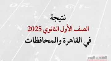 رابط الحصول على نتيجة الصف الأول الثانوي 2025 باستخدام رقم الجلوس في القاهرة وباقي المحافظات