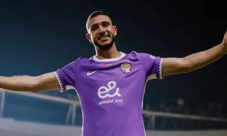 رامي ربيعة يرتدي قميص نادي العين رامي ربيعة يرتدي قميص نادي العين