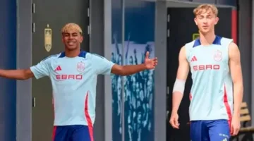 رقصة يامال وهيئة هويسن تجمع برشلونة وريال مدريد (فيديو)