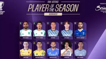 رونالدو ومحرز والدوسري: 10 لاعبين يتنافسون على لقب أفضل لاعب في دوري أبطال آسيا.