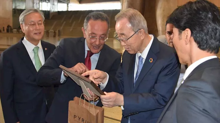 زيارة الأمين العام السابق للأمم المتحدة إلى المتحف المصري الكبير زيارة الأمين العام السابق للأمم المتحدة إلى المتحف المصري الكبير