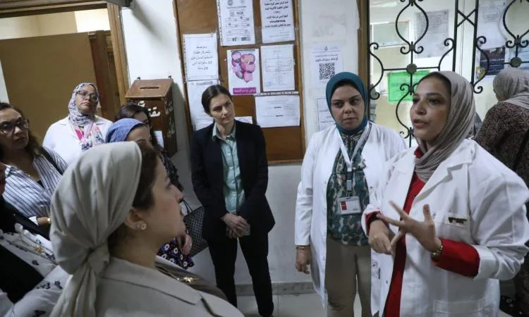 زيارة وفد من البنك الدولي للاطلاع على المنشآت والمشاريع الصحية في الإسكندرية زيارة وفد من البنك الدولي للاطلاع على المنشآت والمشاريع الصحية في الإسكندرية