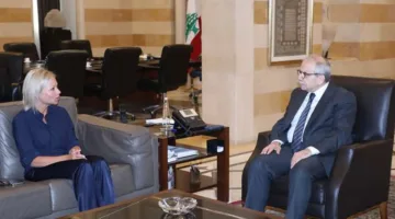 سلام يعرض بلاسخارت عن الأوضاع في الجنوب ويبحث مع وفد إماراتي تشغيل مطار القليعات