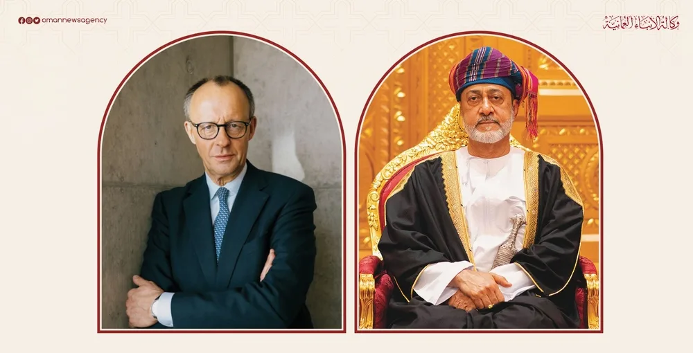 سلطان البلاد العظيم يتلقى مكالمة هاتفية من المستشار الألماني سلطان البلاد العظيم يتلقى مكالمة هاتفية من المستشار الألماني