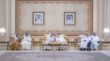 سلطان يستقبل المهنئين بمناسبة عيد الأضحى في قصر البديع المتألق