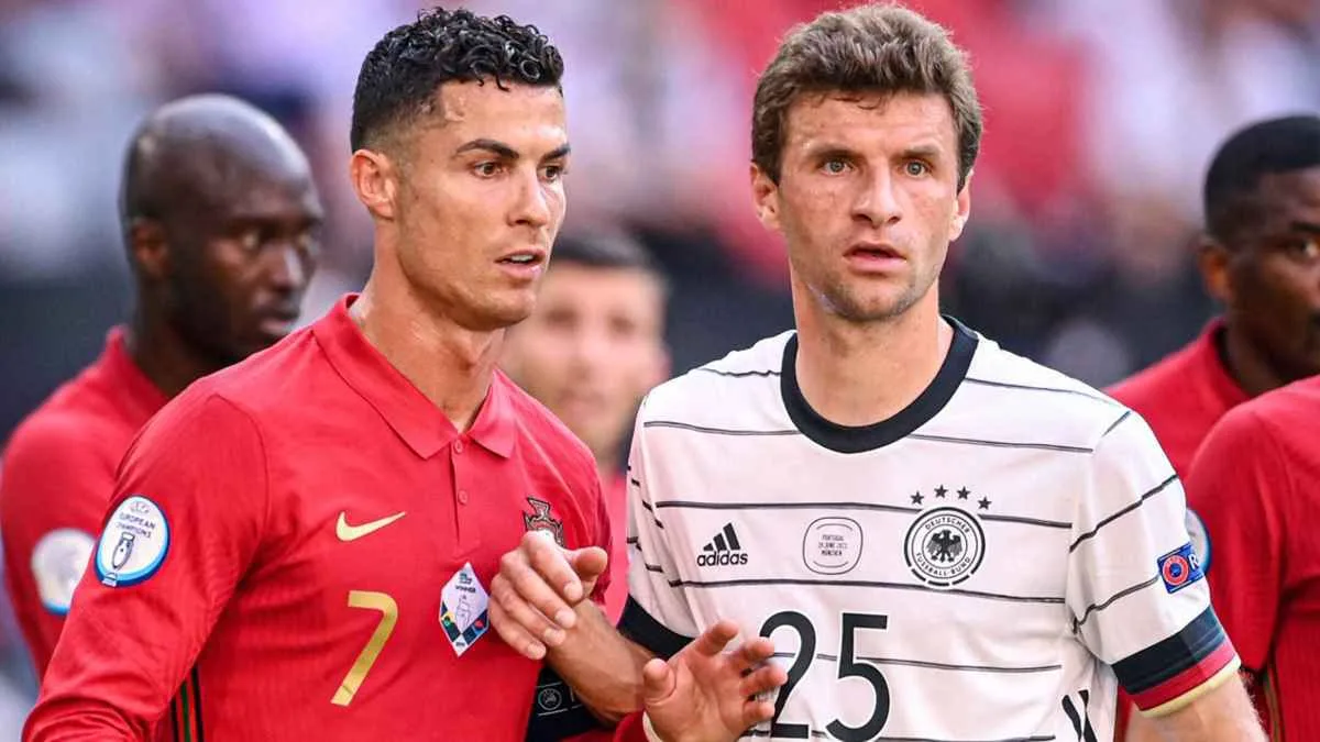 سيطرة مطلقة للمنتخب الألماني على البرتغال قبل مباراة نصف نهائي بطولة أمم أوروبا سيطرة مطلقة للمنتخب الألماني على البرتغال قبل مباراة نصف نهائي بطولة أمم أوروبا