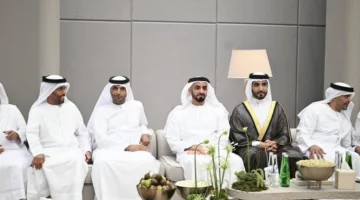 سيف بن زايد يشارك في احتفالات الشريفي والعميمي