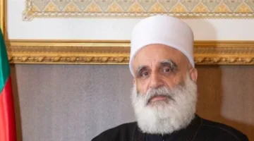 شيخ العقل استقبل اتصال تهنئة من مفتي الجمهورية