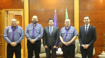 صبحي يبارك لديفيد بيرج بمناسبة توليه منصب الأمين العام للمنظمة الكشفية العالمية