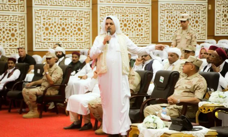 صور: المنطقة الغربية العسكرية تعقد اجتماعًا مع شيوخ وعقول محافظة مطروح صور: المنطقة الغربية العسكرية تعقد اجتماعًا مع شيوخ وعقول محافظة مطروح