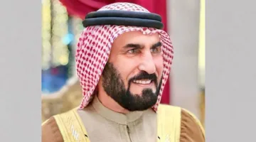 طالب بن صقر يبارك أحمد بن سعود بمناسبة تعيينه نائباً لحاكم أم القيوين