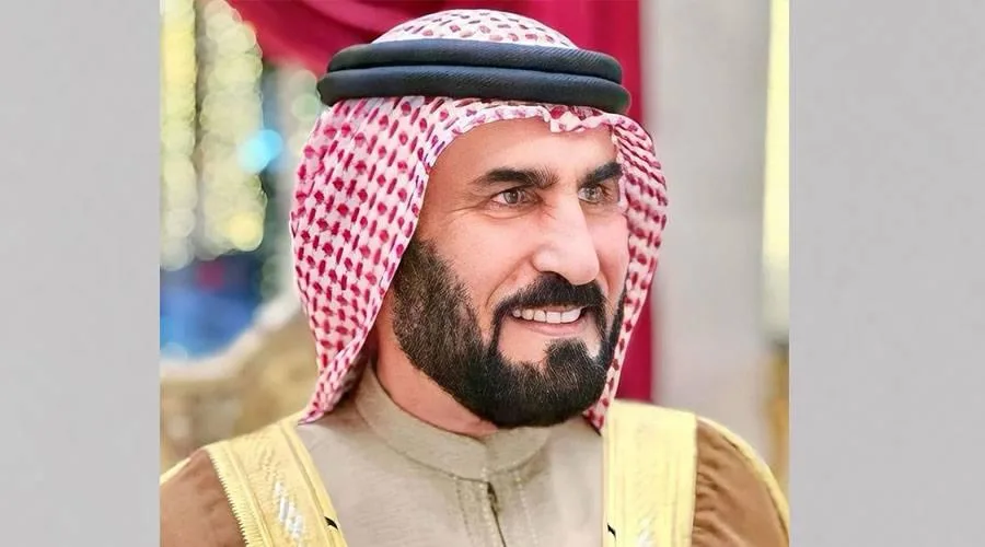 طالب بن صقر يبارك أحمد بن سعود بمناسبة تعيينه نائباً لحاكم أم القيوين طالب بن صقر يبارك أحمد بن سعود بمناسبة تعيينه نائباً لحاكم أم القيوين