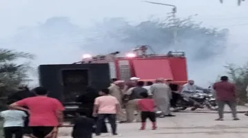 طالبة الحريق الكبير في إحدى المدارس الدولية بالإسكندرية دون وقوع إصابات