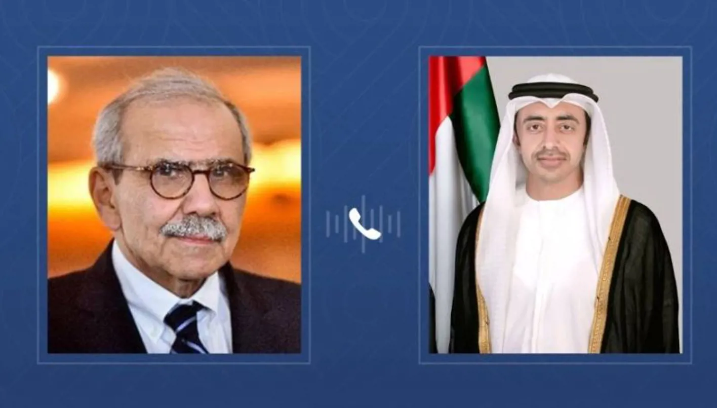 عبدالله بن زايد وسلام يتباحثان هاتفياً حول التطورات الإقليمية وضرورة تجنب تفاقم الصراع عبدالله بن زايد وسلام يتباحثان هاتفياً حول التطورات الإقليمية وضرورة تجنب تفاقم الصراع