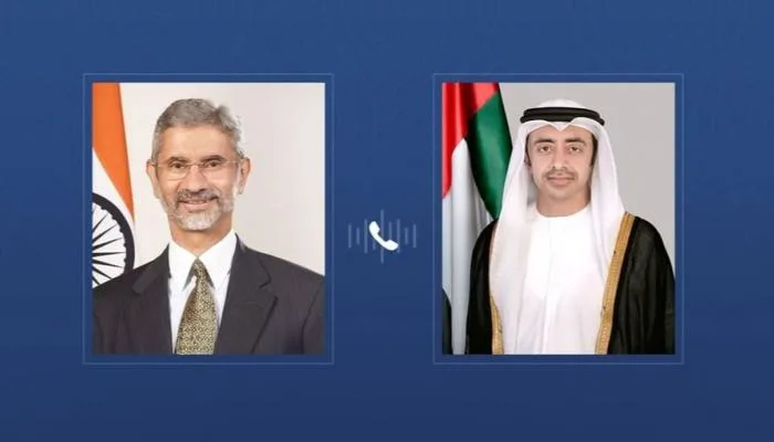 عبدالله بن زايد ووزير الخارجية الهندي يناقشان مستجدات المنطقة عبدالله بن زايد ووزير الخارجية الهندي يناقشان مستجدات المنطقة