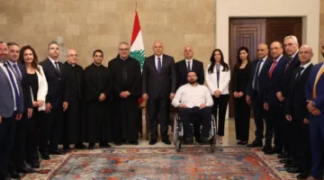 عون: نتمنى الاستفادة من الفرص المتاحة لتحقيق التعافي في لبنان.
