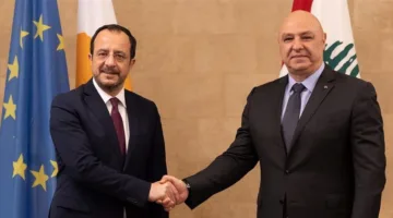 عون يتلقى مكالمة من رئيس قبرص: من الضروري إنهاء التصعيد العسكري في المنطقة.