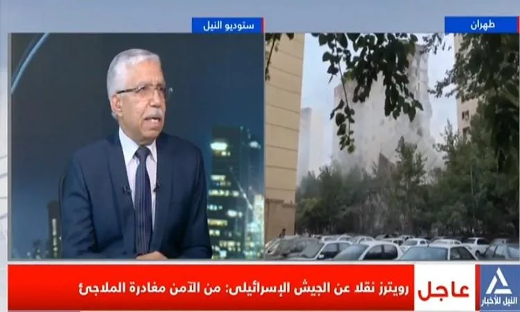 غباشي: ارتفاع حدة التوتر بين إيران وإسرائيل وتأثيرات خطيرة تهدد الأمن الإقليمي غباشي: ارتفاع حدة التوتر بين إيران وإسرائيل وتأثيرات خطيرة تهدد الأمن الإقليمي