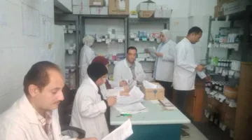 فحص 1461 مواطنًا خلال قافلة طبية مجانية في قرية النويرة ببني سويف