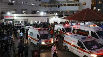 فضل نعيم: الهجمات المتكررة على المعمداني جزء من استراتيجية الاحتلال لتفريغ غزة من الحياة.