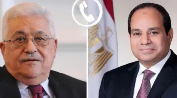 الرئيس السيسي يتلقى مكالمة من الرئيس الفلسطيني لتهنئته بمناسبة عيد الأضحى المبارك