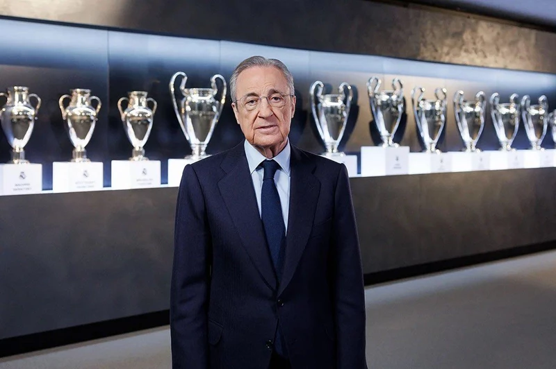 فلورنتينو بيريز: ننتظر بفارغ الصبر المشاركة في كأس العالم للأندية.. وريال مدريد يطمح لتحقيق المزيد من الألقاب فلورنتينو بيريز: ننتظر بفارغ الصبر المشاركة في كأس العالم للأندية.. وريال مدريد يطمح لتحقيق المزيد من الألقاب