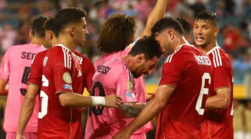 فيديو.. تحضيرات الأهلي ومنافسه بالميراس